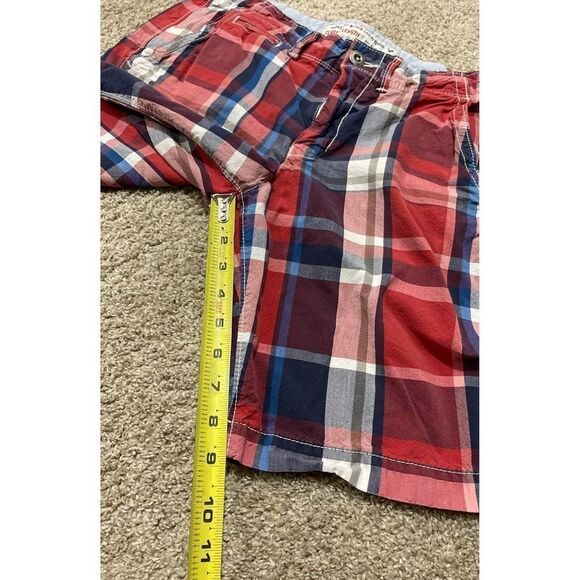 American Eagle Men's Size 30 Classic Red Plaid Shorts - Picture 5 of 11